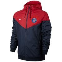 paris saint germain authentic woven windrunner navy navy