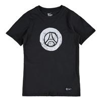 Paris Saint-Germain Crest T-Shirt - Black - Kids, Black