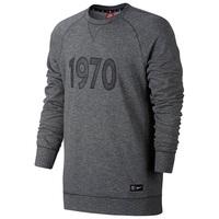 Paris Saint-Germain Authentic Crew Sweatshirt - Dark Grey, Grey