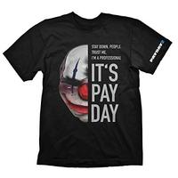 Payday 2 Men\'s Chains Mask Medium T-Shirt, Black