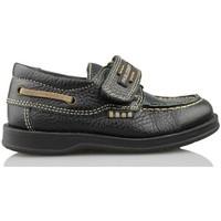 pablosky titan boyss childrens boat shoes in black