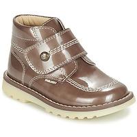 pablosky blodoile girlss childrens mid boots in brown