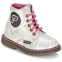 pablosky rifoute girlss childrens mid boots in white