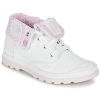 palladium baggy lo lp k girlss childrens mid boots in white