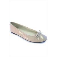 patent ballerina flats