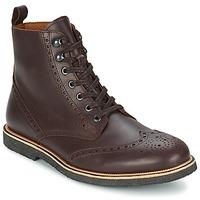 paul joe ipster mens mid boots in brown