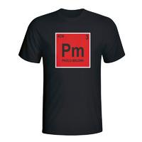 paolo maldini ac milan periodic table t shirt black