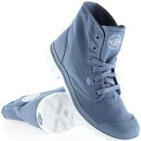 palladium pampa hi lite mens mid boots in blue