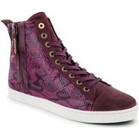 Pantofola d\'Oro Violetta Mid women\'s Shoes (High-top Trainers) in red