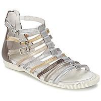 pataugas cocoomc womens sandals in silver