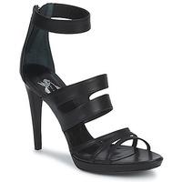 paul joe stargate womens sandals in black