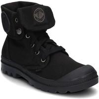 palladium baggy womens shoes high top trainers in black