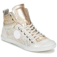 Pataugas BANJOU/MT F2C women\'s Shoes (High-top Trainers) in gold