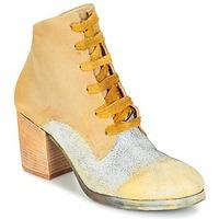 papucei sorana womens low ankle boots in yellow