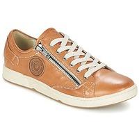 pataugas jestern womens shoes trainers in brown