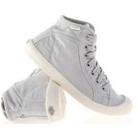 palladium flex lace mid womens shoes high top trainers in white