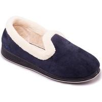 padders repose womens fully lined slippers womens slippers in blue