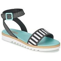 paul joe sister aria womens sandals in black