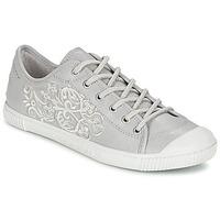 pataugas boutchoub womens shoes trainers in grey