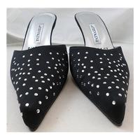 Patnasilp - size 4 - Black satin - Heeled shoes
