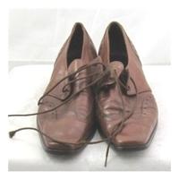 paul costello size 6540 dark tan leather brogues