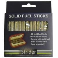 pack of 12 charcoal fuel rods for hand warmer