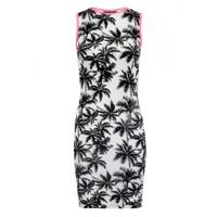 PALM FLURO TRIM VEST BODYCON