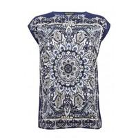 PAISLEY DROP SHOULDER TOP