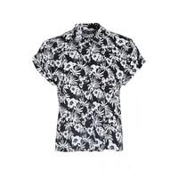 PALM PRINT VISCOSE SHIRT