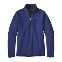 Patagonia Mens Better Sweater 1/4 Zip Jacket - Harvest Moon Blue
