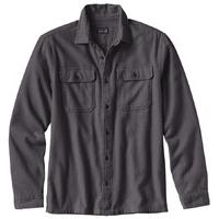 patagonia mens fjord flannel shirt forge grey