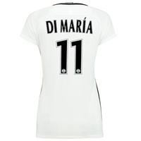 Paris Saint-Germain Third Shirt 2016-17 - Womens with Di Maria 11 prin, White