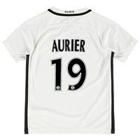 Paris Saint-Germain Third Shirt 2016-17 - Kids with Aurier 19 printing, White