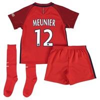 Paris Saint-Germain Away Kit 2016-17 - Little Kids with Meunier 12 pri, Red