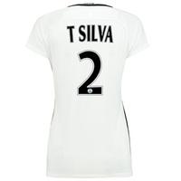 Paris Saint-Germain Third Shirt 2016-17 - Womens with Silva 2 printing, White