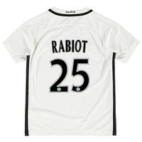 Paris Saint-Germain Third Shirt 2016-17 - Kids with Rabiot 25 printing, White