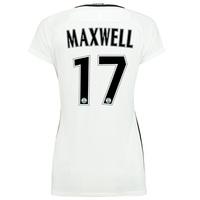 Paris Saint-Germain Third Shirt 2016-17 - Womens with Maxwell 17 print, White