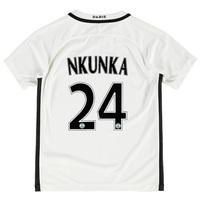 Paris Saint-Germain Third Shirt 2016-17 - Kids with Nkunku 24 printing, White