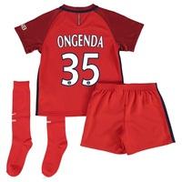 Paris Saint-Germain Away Kit 2016-17 - Little Kids with Ongenda 35 pri, Red