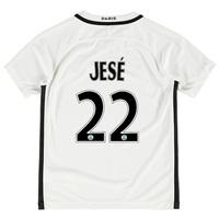 Paris Saint-Germain Third Shirt 2016-17 - Kids with Jesé 22 printing, White