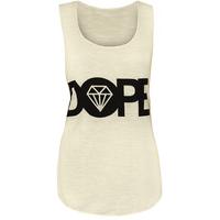 Parker \'Dope\' Print Vest Top - Cream