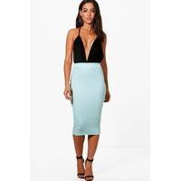 Pastel Bandage Midi Skirt - mint