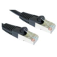 Patch Lead RJ45 Shielded CAT5e 1m Black