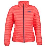 patagonia down shirt womens jacket in red