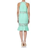 PAM - Mint Dropped Waist Pencil Dress