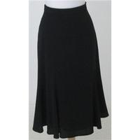 Paul Costelloe, size 14 black fine wool skirt
