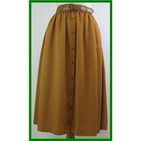 Pallo-Paita Oy - Size: 12 - Yellow - Vintage skirt