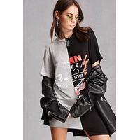 Patchwork Graphic Mini Dress