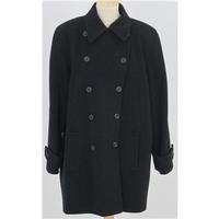 Paul Separates, size 14 black double breasted coat