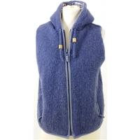 Pachamama Size 12 Blue Hand Knitted Body Warmer